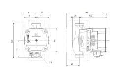 Grundfos Alpha1 L 15-60 130 Sirkülasyon Pompası