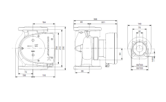 Grundfos MAGNA1 32-120 F 220 Frekans Konvertörlü Sirkülasyon Pompası