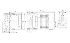 Grundfos MAGNA1 40-100 F 220 Frekans Konvertörlü Sirkülasyon Pompası