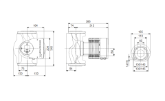Grundfos MAGNA3 65-120 F 340 Frekans Konvertörlü Sirkülasyon Pompası